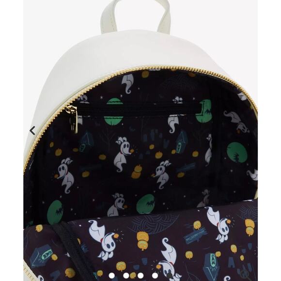 Loungefly Nightmare Before Christmas Zero Glow In The Dark Mini Backpack GITD